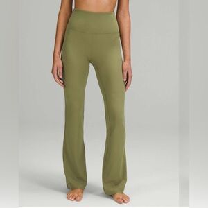 Lululemon Groovy Flare Bronze Green Pants Women's 6